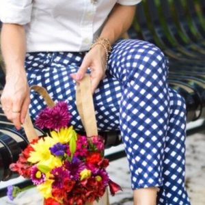 Kate Spade gingham Jeans